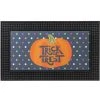 Home Accents Holiday LED Halloween Polka Dots Pumpkin 18 in. x 30 in. Rubber Light and Sound Door Mat -HOME ACCENTS HOLIDAY Shop black home accents holiday halloween doormats 7323 81 05hd 64 1000