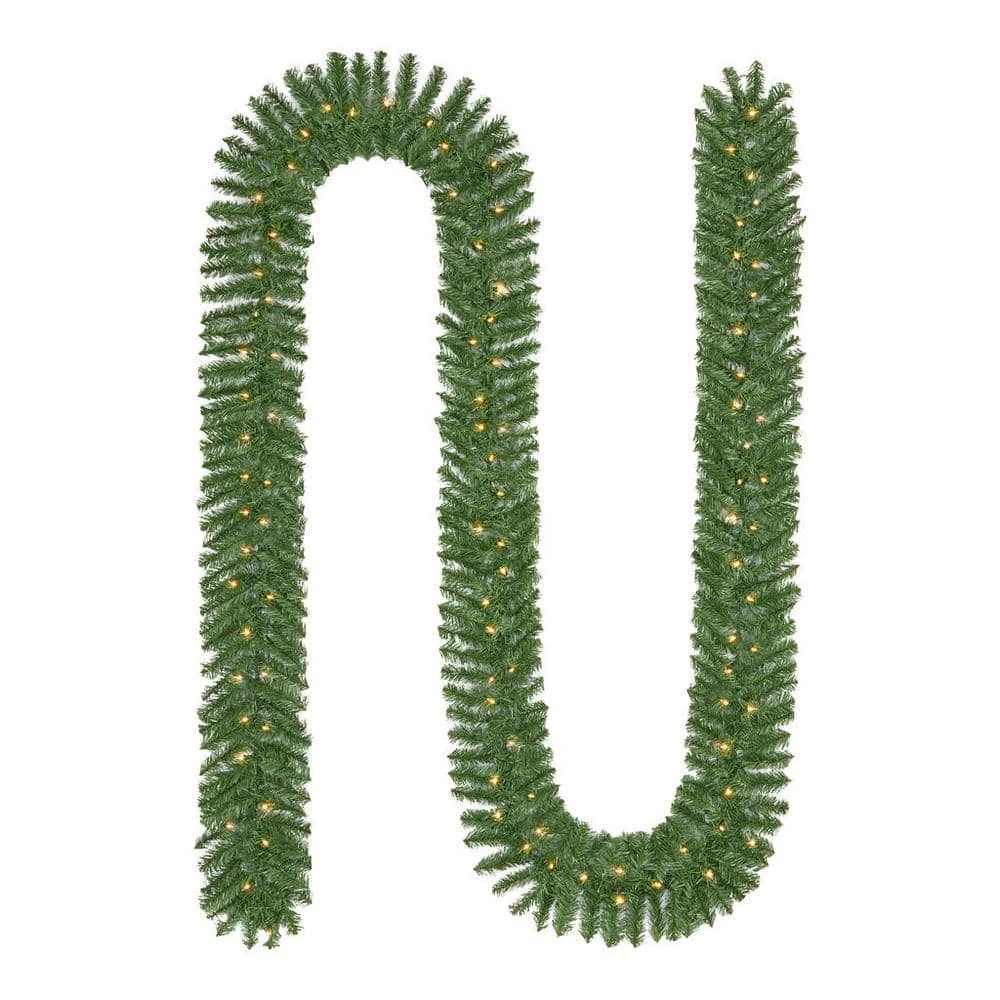 Unbranded 18 ft Prelit Kingston Garland 3 Unbranded 18 ft Prelit Kingston Garland