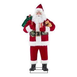 Home Accents Holiday 6 ft Animated Singing Santa Christmas Animatronic