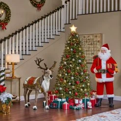Home Accents Holiday 4 ft Animated Reindeer Christmas Animatronic -HOME ACCENTS HOLIDAY Shop home accents holiday christmas figurines 22sv23175 77 1000