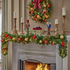 Home Accents Holiday 9 ft Prelit Nutcracker Garland -HOME ACCENTS HOLIDAY Shop home accents holiday christmas garland 22ne50014 1d 1000