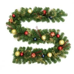 Home Accents Holiday 9 ft Prelit Nutcracker Garland