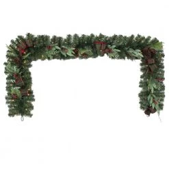 Home Accents Holiday 9 ft Prelit Woodmore Garland -HOME ACCENTS HOLIDAY Shop home accents holiday christmas garland chzh3811602th5 1f 1000
