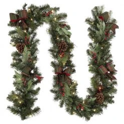 Home Accents Holiday 9 ft Prelit Woodmore Garland -HOME ACCENTS HOLIDAY Shop home accents holiday christmas garland chzh3811602th5 40 1000