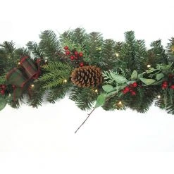 Home Accents Holiday 9 ft Prelit Woodmore Garland -HOME ACCENTS HOLIDAY Shop home accents holiday christmas garland chzh3811602th5 77 1000