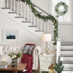 Home Accents Holiday 9 ft Prelit St Germain Garland 19 Home Accents Holiday 9 ft Prelit St Germain Garland -HOME ACCENTS HOLIDAY Shop home accents holiday christmas garland chzh3812070h3 4f 1000