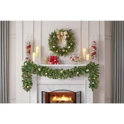 Home Accents Holiday 9 ft Prelit St Germain Garland 14 Home Accents Holiday 9 ft Prelit St Germain Garland -HOME ACCENTS HOLIDAY Shop home accents holiday christmas garland chzh3812070h3 a0 1000