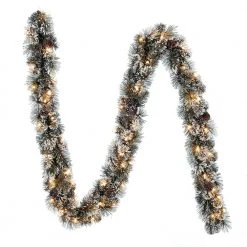 Home Accents Holiday 9 ft Prelit Sparkling Amelia Garland