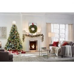 Home Accents Holiday 9 ft Prelit Sparkling Amelia Garland -HOME ACCENTS HOLIDAY Shop home accents holiday christmas garland gt90m2r70c02 a0 1000