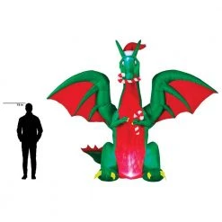 Home Accents Holiday 9 ft Christmas Dragon Holiday Inflatable -HOME ACCENTS HOLIDAY Shop home accents holiday christmas inflatables 111187 40 1000