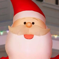 Home Accents Holiday 9 ft Giant-Sized Santa Holiday Inflatable -HOME ACCENTS HOLIDAY Shop home accents holiday christmas inflatables 12675 a0 1000