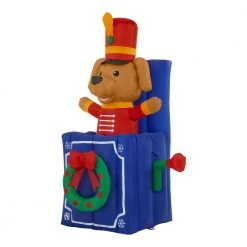 Home Accents Holiday 5 ft Animated Pop Up Toy Soldier Dog Holiday Inflatable -HOME ACCENTS HOLIDAY Shop home accents holiday christmas inflatables 21gm12281 40 1000