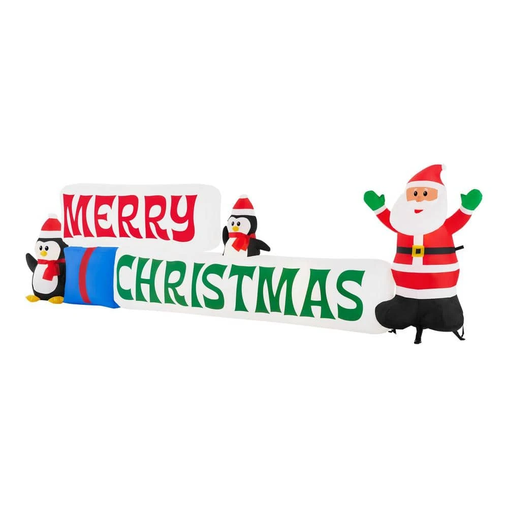 Home Accents Holiday 11.5 ft Merry Christmas Sign Holiday Inflatable 5 Home Accents Holiday 11.5 ft Merry Christmas Sign Holiday Inflatable - Image 3