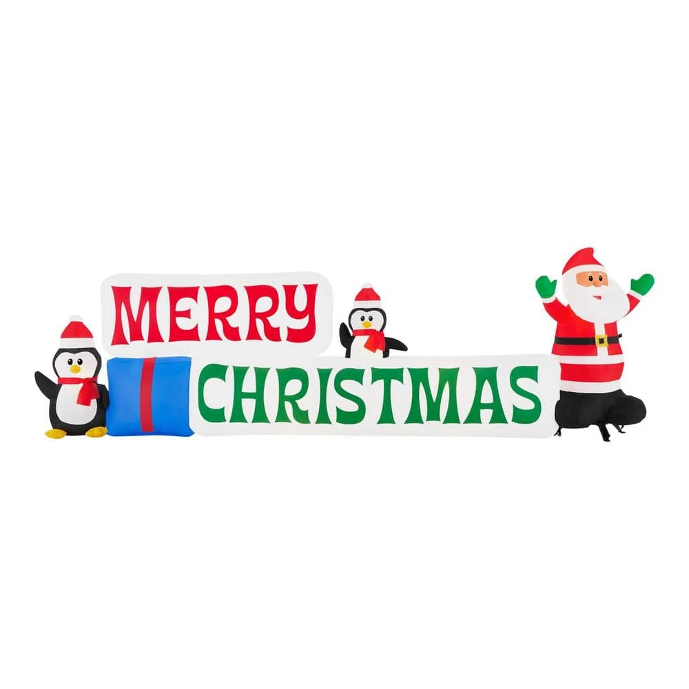 Home Accents Holiday 11.5 ft Merry Christmas Sign Holiday Inflatable 3 Home Accents Holiday 11.5 ft Merry Christmas Sign Holiday Inflatable