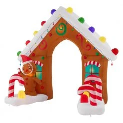 Home Accents Holiday 9.5 ft Gingerbread Archway Holiday Inflatable -HOME ACCENTS HOLIDAY Shop home accents holiday christmas inflatables 21gmc2864 40 1000