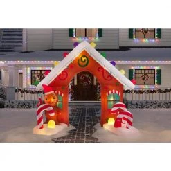 Home Accents Holiday 9.5 ft Gingerbread Archway Holiday Inflatable -HOME ACCENTS HOLIDAY Shop home accents holiday christmas inflatables 21gmc2864 e1 1000