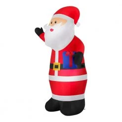 Home Accents Holiday 6.5 ft Santa With Present Holiday Inflatable -HOME ACCENTS HOLIDAY Shop home accents holiday christmas inflatables 22gm80011 40 1000