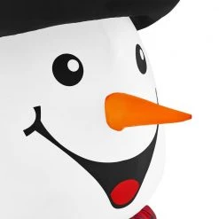 Home Accents Holiday 6.5 ft Snowman With Present Holiday Inflatable -HOME ACCENTS HOLIDAY Shop home accents holiday christmas inflatables 22gm80013 a0 1000