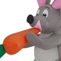 Home Accents Holiday 6 ft Snowman With Bunny and Dog Holiday Inflatable -HOME ACCENTS HOLIDAY Shop home accents holiday christmas inflatables 22gm80750 1d 1000