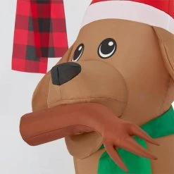 Home Accents Holiday 6 ft Snowman With Bunny and Dog Holiday Inflatable -HOME ACCENTS HOLIDAY Shop home accents holiday christmas inflatables 22gm80750 a0 1000