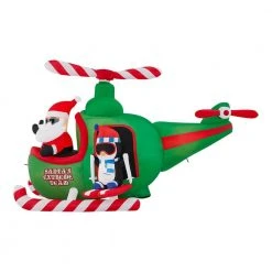 Home Accents Holiday 8 ft Animated Helicopter Holiday Inflatable -HOME ACCENTS HOLIDAY Shop home accents holiday christmas inflatables 22gm81142 40 1000