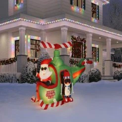 Home Accents Holiday 8 ft Animated Helicopter Holiday Inflatable -HOME ACCENTS HOLIDAY Shop home accents holiday christmas inflatables 22gm81142 e1 1000
