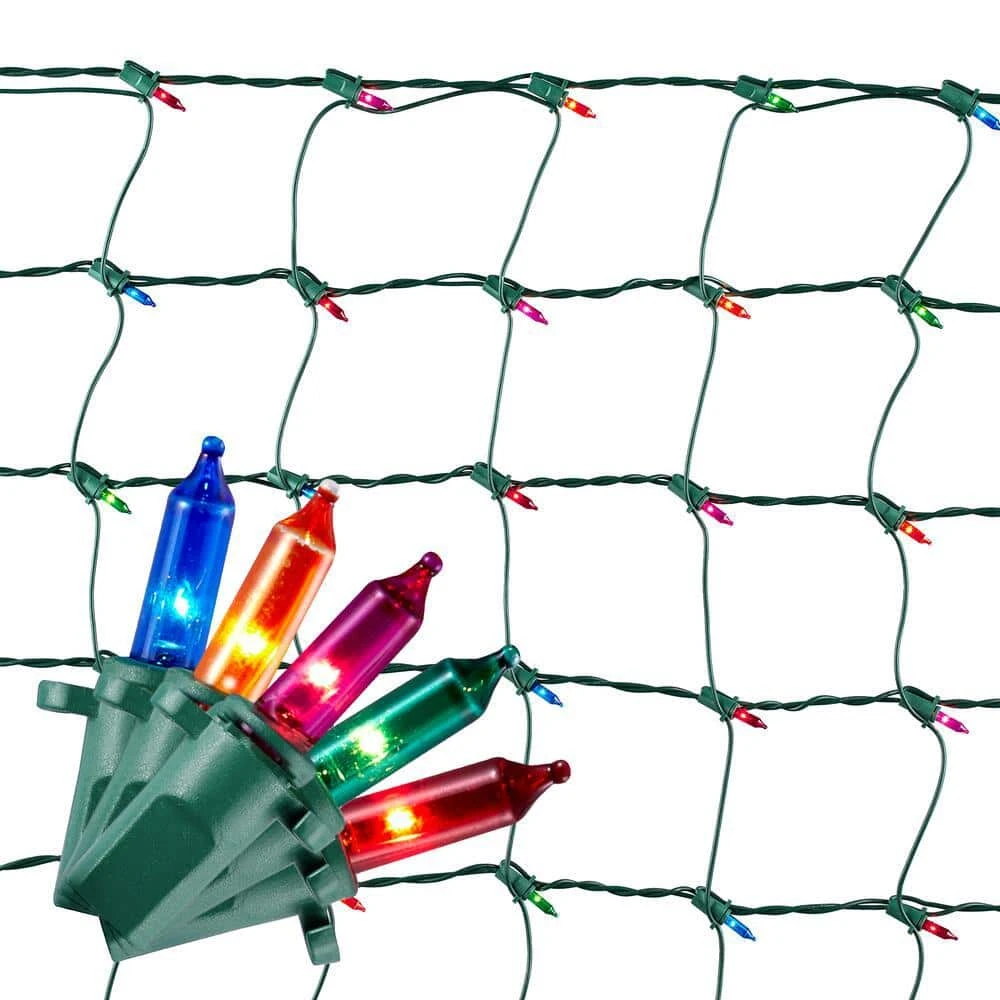 Home Accents Holiday 150L Multi Incandescent Mini Net Lights 3 Home Accents Holiday 150L Multi Incandescent Mini Net Lights