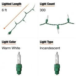 Home Accents Holiday 300L Clear Incandescent Mini Net Lights 13 Home Accents Holiday 300L Clear Incandescent Mini Net Lights -HOME ACCENTS HOLIDAY Shop home accents holiday christmas net lights tol 300 6wb n c a0 1000