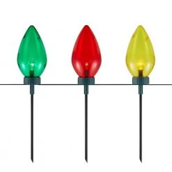 Home Accents Holiday 20 in Giant Multi C7 Pathway 5 Pack 9 Home Accents Holiday 20 in Giant Multi C7 Pathway 5 Pack -HOME ACCENTS HOLIDAY Shop home accents holiday christmas pathway lights c7 5l sta1 m 40 1000