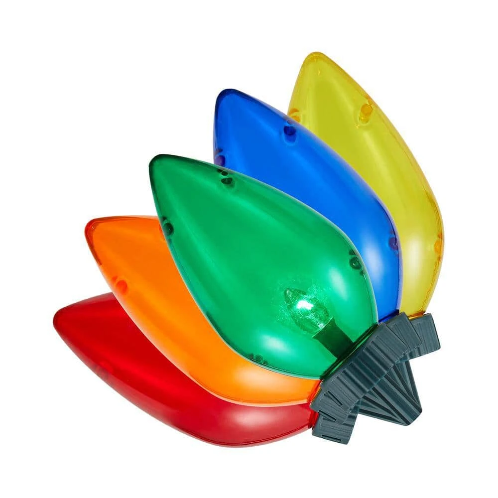 Home Accents Holiday 20 in Giant Multi C7 Pathway 5 Pack 3 Home Accents Holiday 20 in Giant Multi C7 Pathway 5 Pack