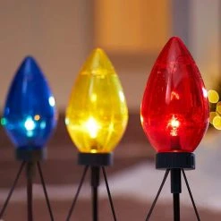 Home Accents Holiday 20 in Giant Multi C7 Pathway 5 Pack 10 Home Accents Holiday 20 in Giant Multi C7 Pathway 5 Pack -HOME ACCENTS HOLIDAY Shop home accents holiday christmas pathway lights c7 5l sta1 m a0 1000