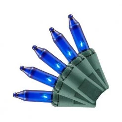 Home Accents Holiday 100L Blue Incandescent Mini Lights