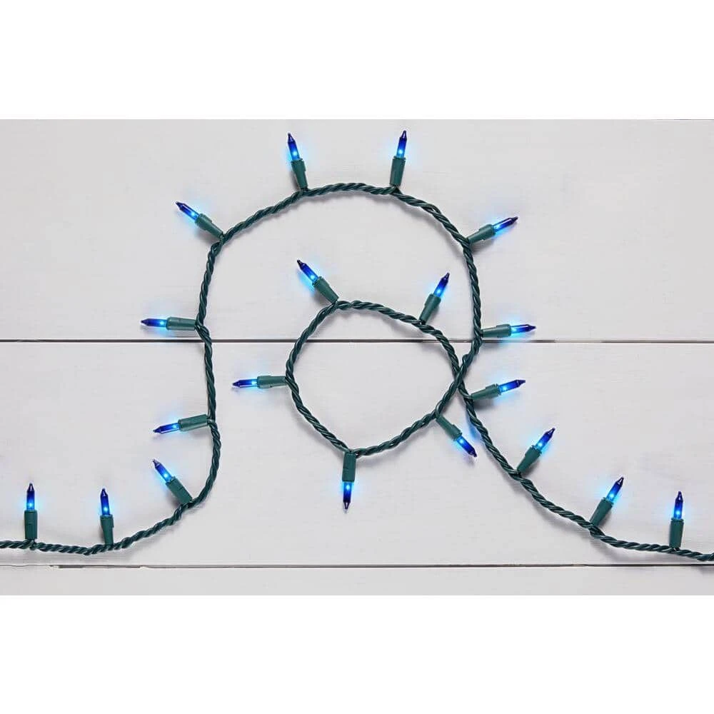 Home Accents Holiday 100L Blue Incandescent Mini Lights 4 Home Accents Holiday 100L Blue Incandescent Mini Lights - Image 2