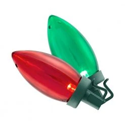 Home Accents Holiday 100L Red/Green C9 LED Lights