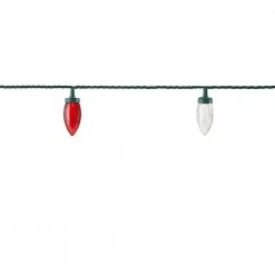 Home Accents Holiday 100L Red/White C9 LED Lights -HOME ACCENTS HOLIDAY Shop home accents holiday christmas string lights 21rt21421rwwcm 40 1000