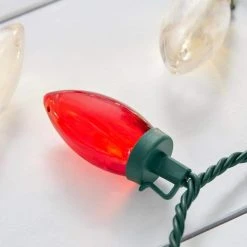 Home Accents Holiday 100L Red/White C9 LED Lights -HOME ACCENTS HOLIDAY Shop home accents holiday christmas string lights 21rt21421rwwcm 66 1000