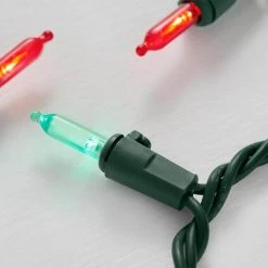 Home Accents Holiday 100L Red and Green Mini LED Lights -HOME ACCENTS HOLIDAY Shop home accents holiday christmas string lights 21rtty100rgcm 1d 1000