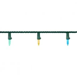 Home Accents Holiday 100L Multi Mini LED Green Wire Lights 10 Home Accents Holiday 100L Multi Mini LED Green Wire Lights -HOME ACCENTS HOLIDAY Shop home accents holiday christmas string lights 22rt100sm m 40 1000