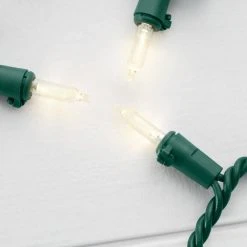 Home Accents Holiday 100L Warm White Mini LED Green Wire Lights -HOME ACCENTS HOLIDAY Shop home accents holiday christmas string lights 22rt100sm ww 66 1000