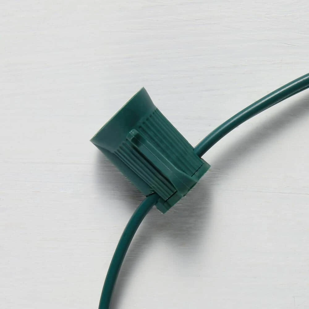 Home Accents Holiday 100 ft C9 Stringer Light Set 18 Gauge 6 Home Accents Holiday 100 ft C9 Stringer Light Set 18 Gauge - Image 4