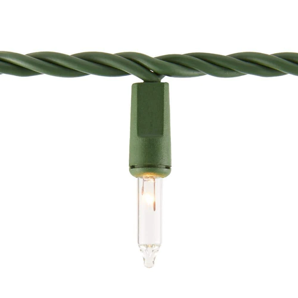 Home Accents Holiday 50L Clear Incandescent Mini Green Wire Lights 5 Home Accents Holiday 50L Clear Incandescent Mini Green Wire Lights - Image 3