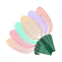 Home Accents Holiday 100L Warm White-To-Multi Faceted C6 LED Lights