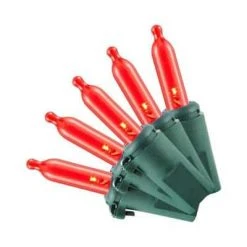 Home Accents Holiday 100L Red Mini LED Lights