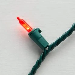 Home Accents Holiday 100L Red Mini LED Lights -HOME ACCENTS HOLIDAY Shop home accents holiday christmas string lights ty 100sm rs a0 1000