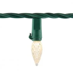 Home Accents Holiday 50L Warm White Faceted C3 LED Lights -HOME ACCENTS HOLIDAY Shop home accents holiday christmas string lights ty283 815ww 40 1000