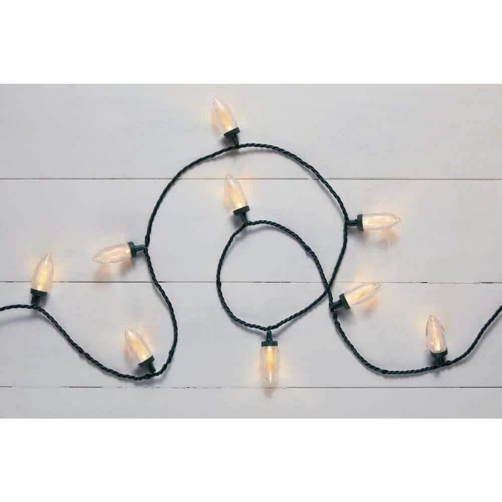 Home Accents Holiday 100L Warm White C9 LED Lights 4 Home Accents Holiday 100L Warm White C9 LED Lights - Image 2