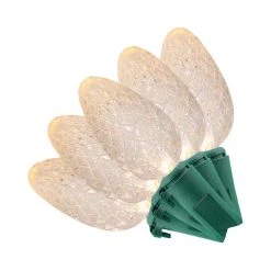 Home Accents Holiday 50L Warm White Faceted C6 LED Lights