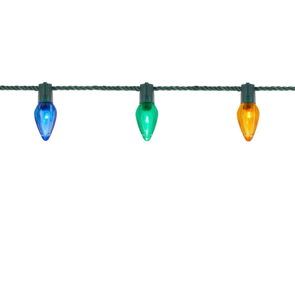 Home Accents Holiday 25L Multi C9 LED Steady Lit 5 Home Accents Holiday 25L Multi C9 LED Steady Lit - Image 3