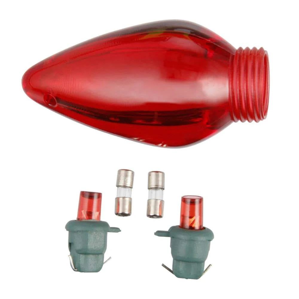 Home Accents Holiday 25L Red C9 LED Steady Lit 7 Home Accents Holiday 25L Red C9 LED Steady Lit - Image 5