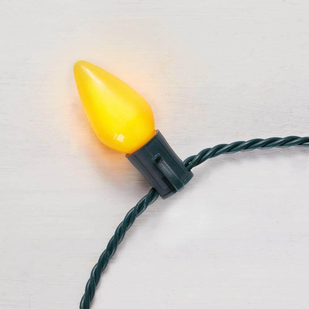 Home Accents Holiday 50L Multi Ceramic C9 LED Steady Lit 7 Home Accents Holiday 50L Multi Ceramic C9 LED Steady Lit - Image 5